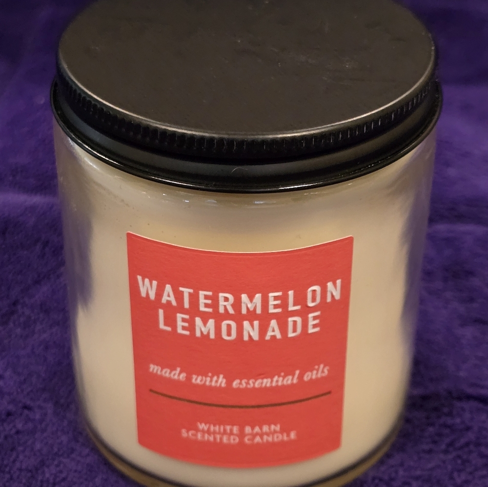 Bath and body works watermelon lemonade 1 wick candle